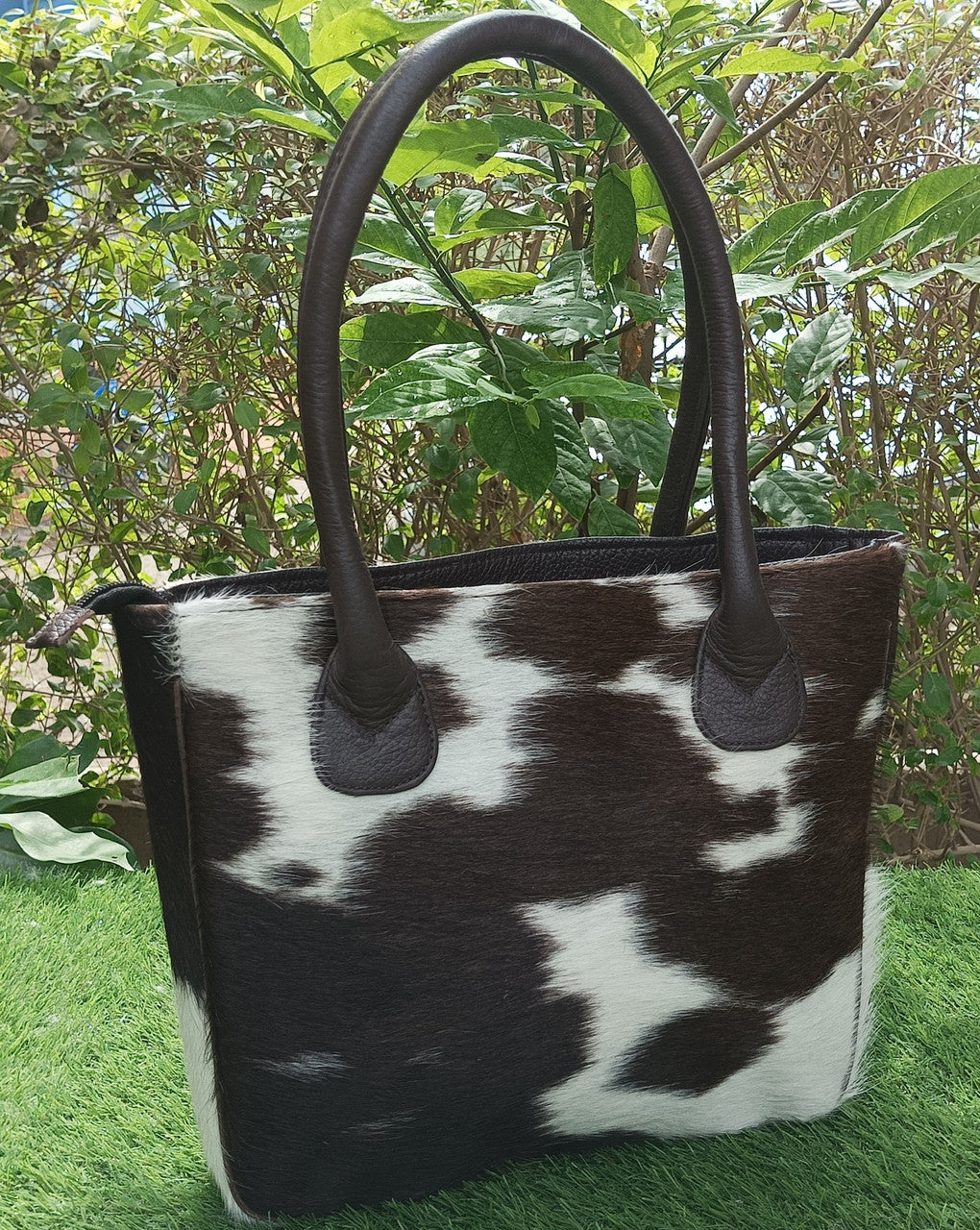 Genuine Shoulder Cowhide Tote Bag