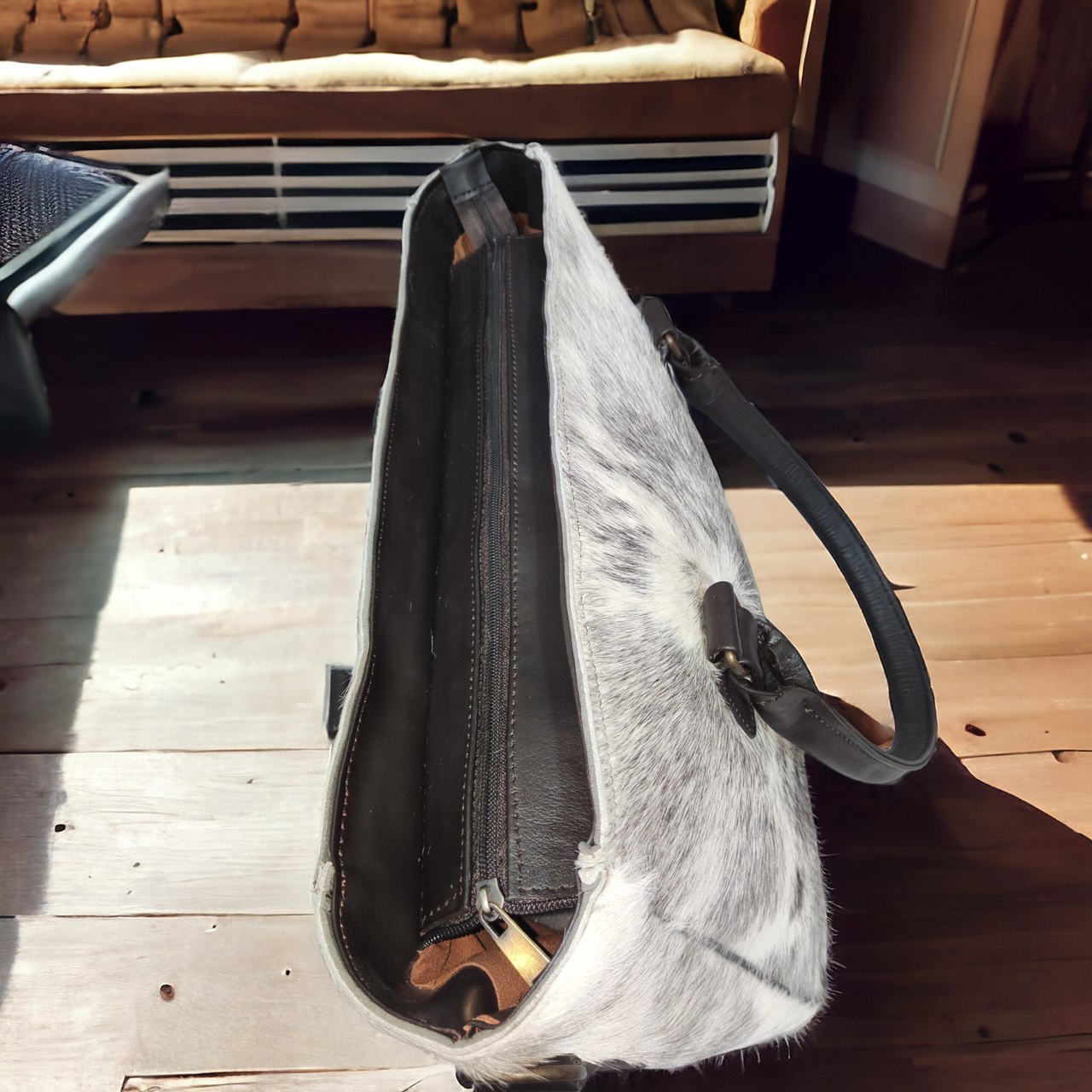 Real Cowhide Tote Bag