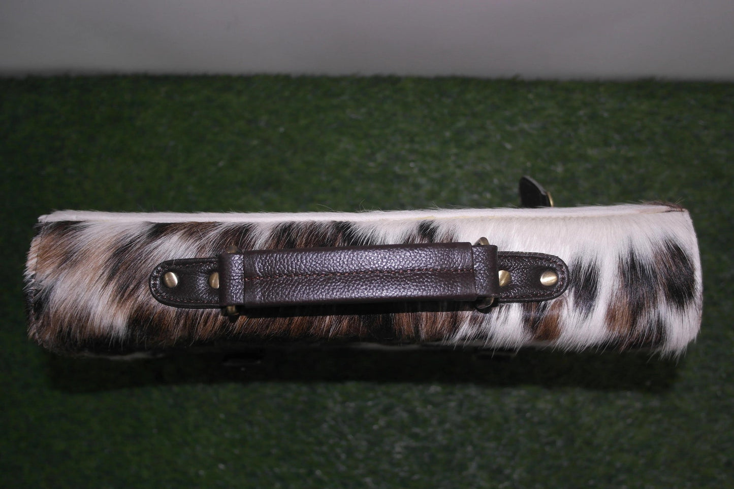 Cowhide Briefcase Bag Faded Tricolor