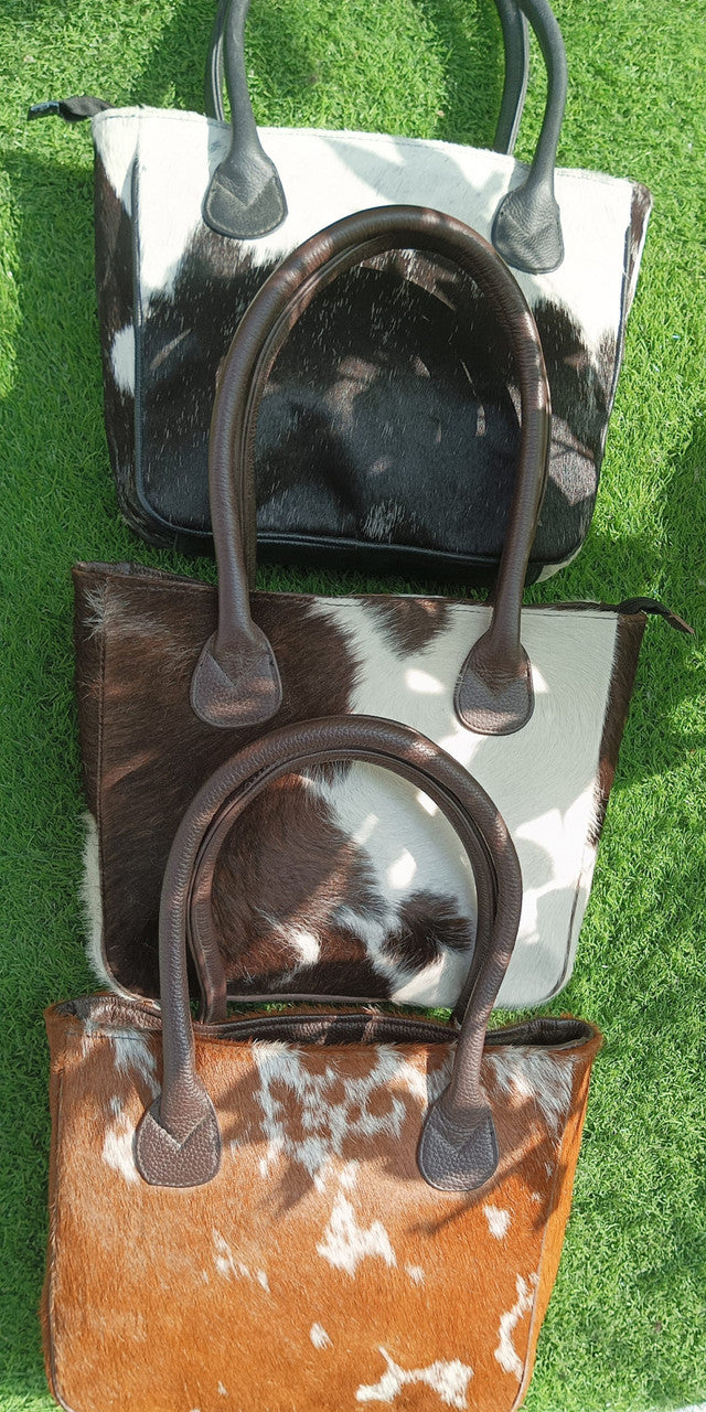 Genuine Shoulder Cowhide Tote Bag