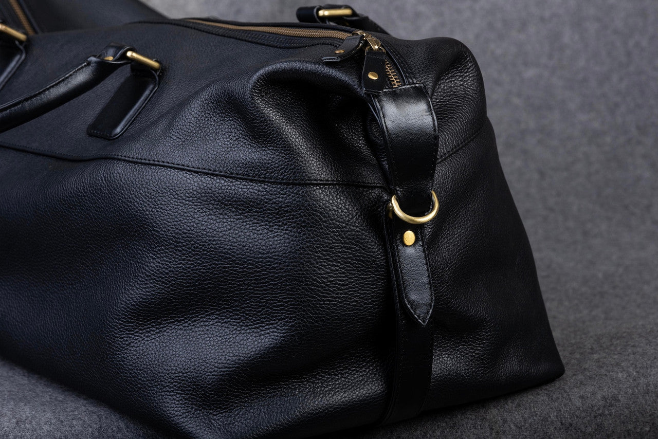 Gym Duffle Bag Cowhide Leather