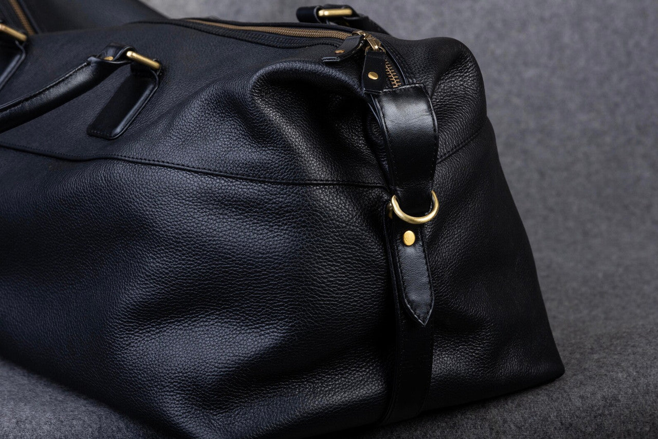 Genuine Real Leather Duffel Bag for Travel