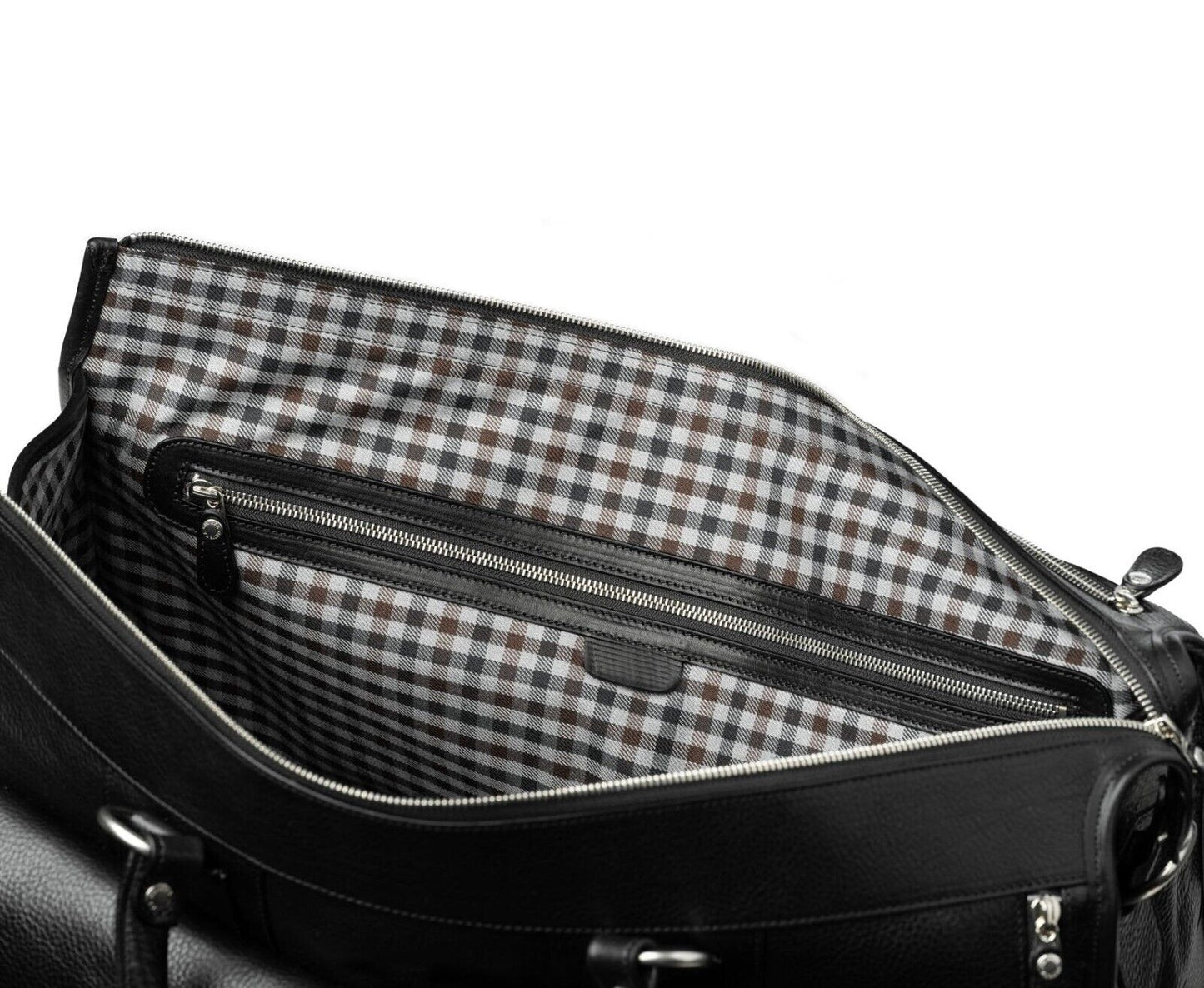 Cowhide Leather Leather Duffle Holdall Bag