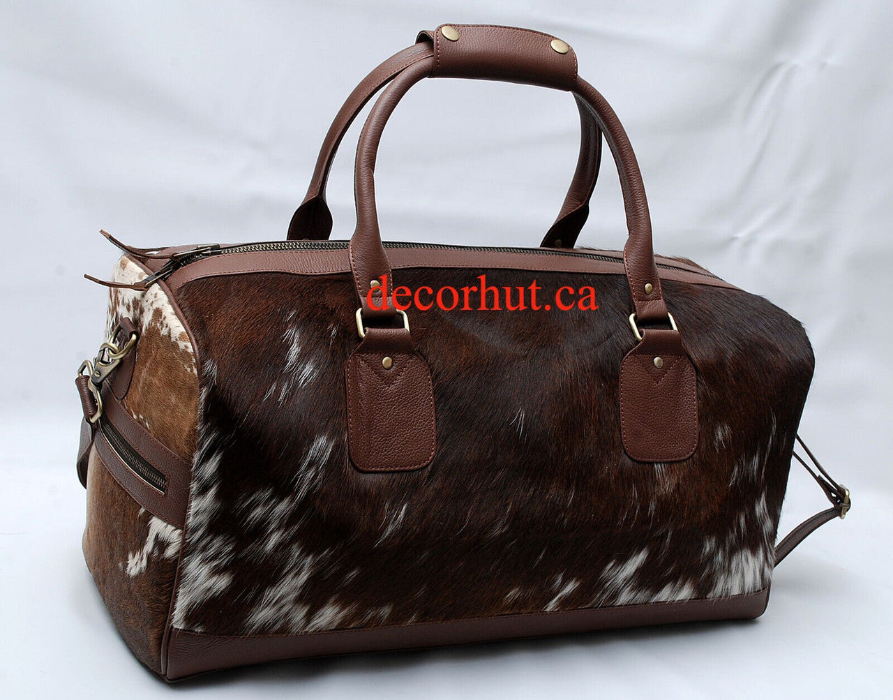 Speckled Cowhide Travel Bag