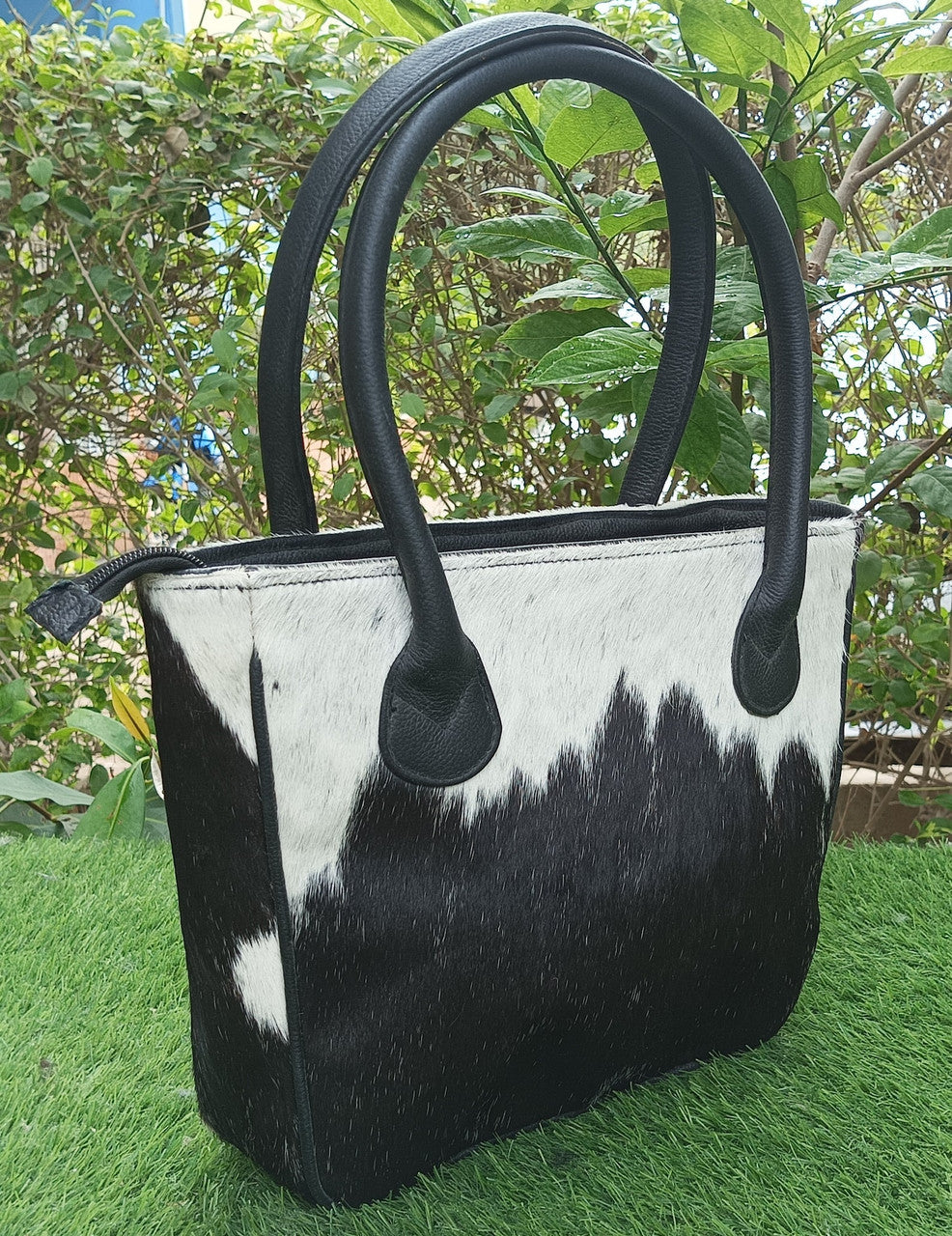 Genuine Shoulder Cowhide Tote Bag