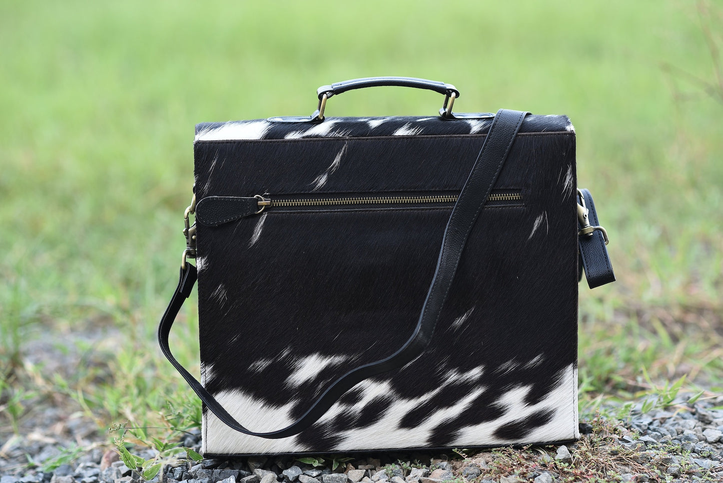 Cowhide Briefcase Bag