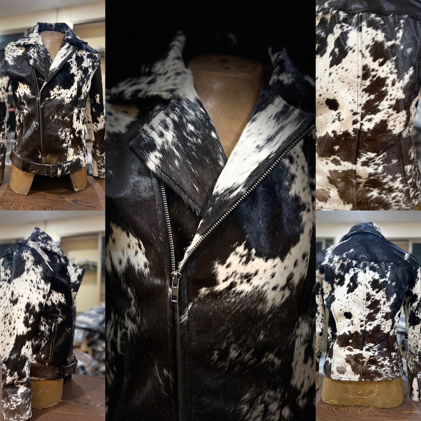 Cow Skin Fur Jacket