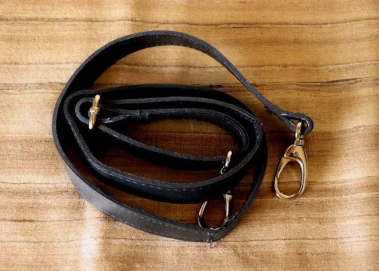 Black White Cowhide Travel Duffle Bag