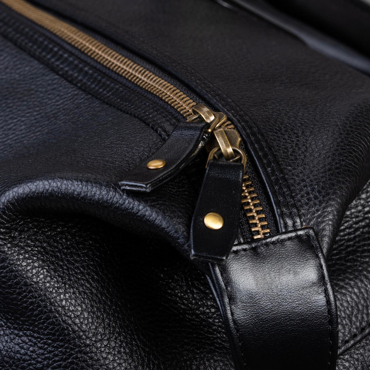 Gym Duffle Bag Cowhide Leather
