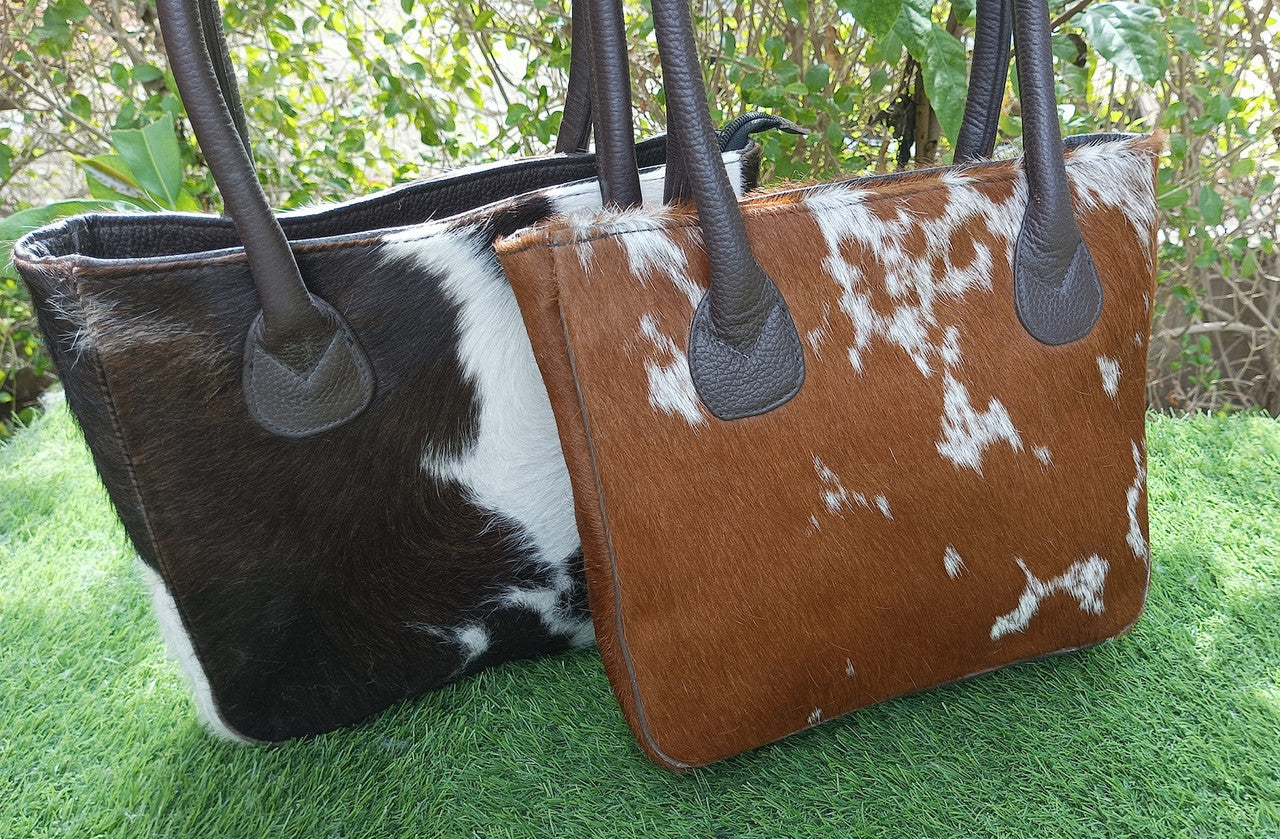 Genuine Shoulder Cowhide Tote Bag