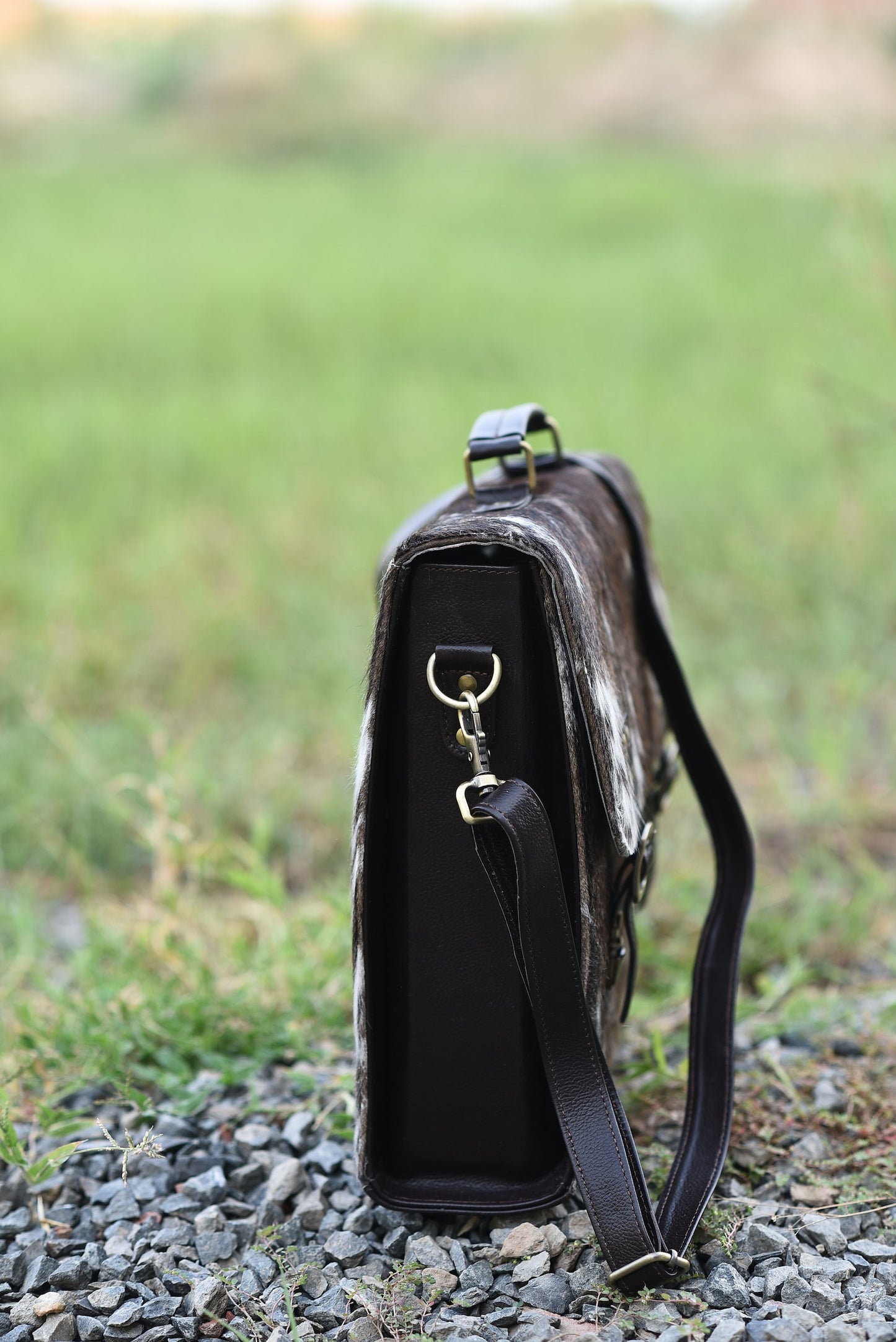 Cowhide Briefcase Bag