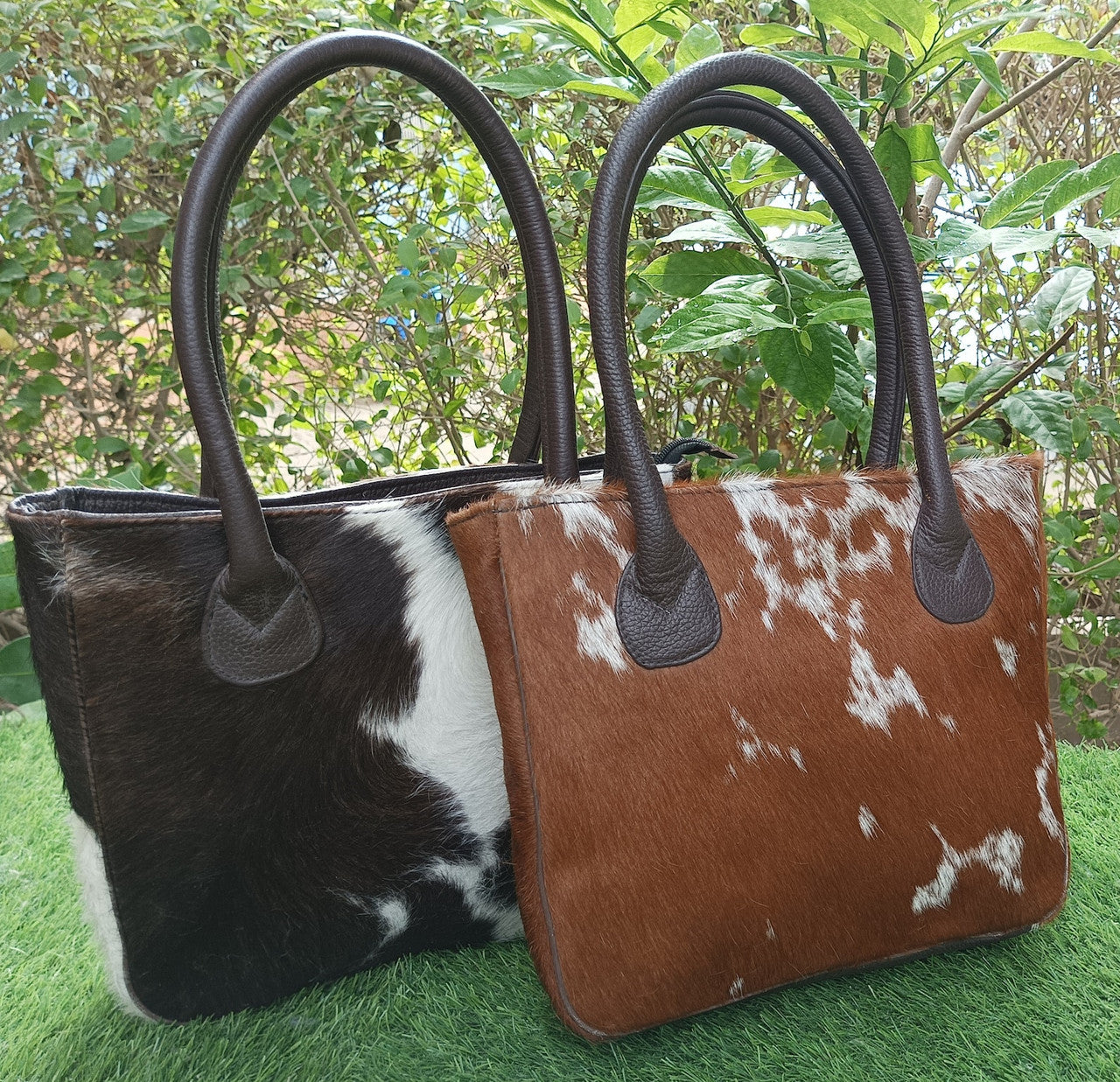 Genuine Shoulder Cowhide Tote Bag