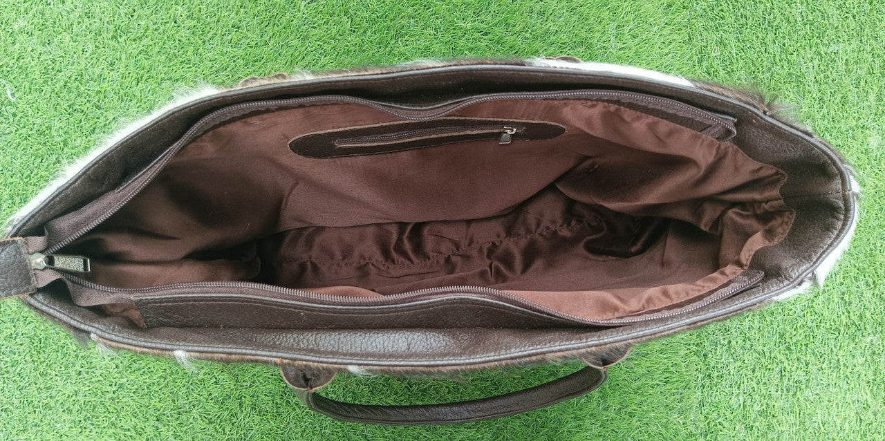 Genuine Shoulder Cowhide Tote Bag