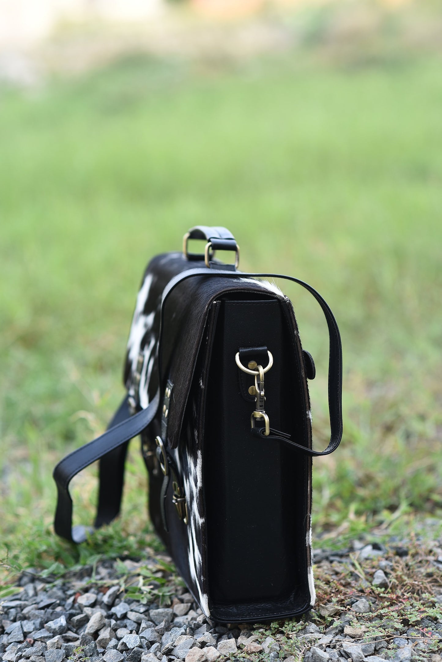 Cowhide Briefcase Bag