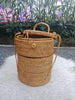 Rattan basket nursery bag