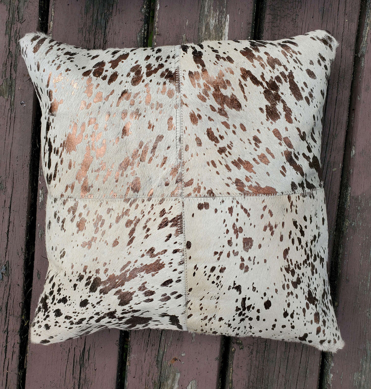 These cowhide pillows are exactly what a living room or modern farmhouse requires it is also quite functional and comfortable.