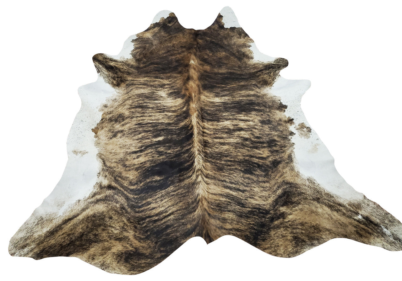 Dark cowhide rug are great weather your space is small or large, it transforms a simple room to a cozy living room with a touch of country style.
