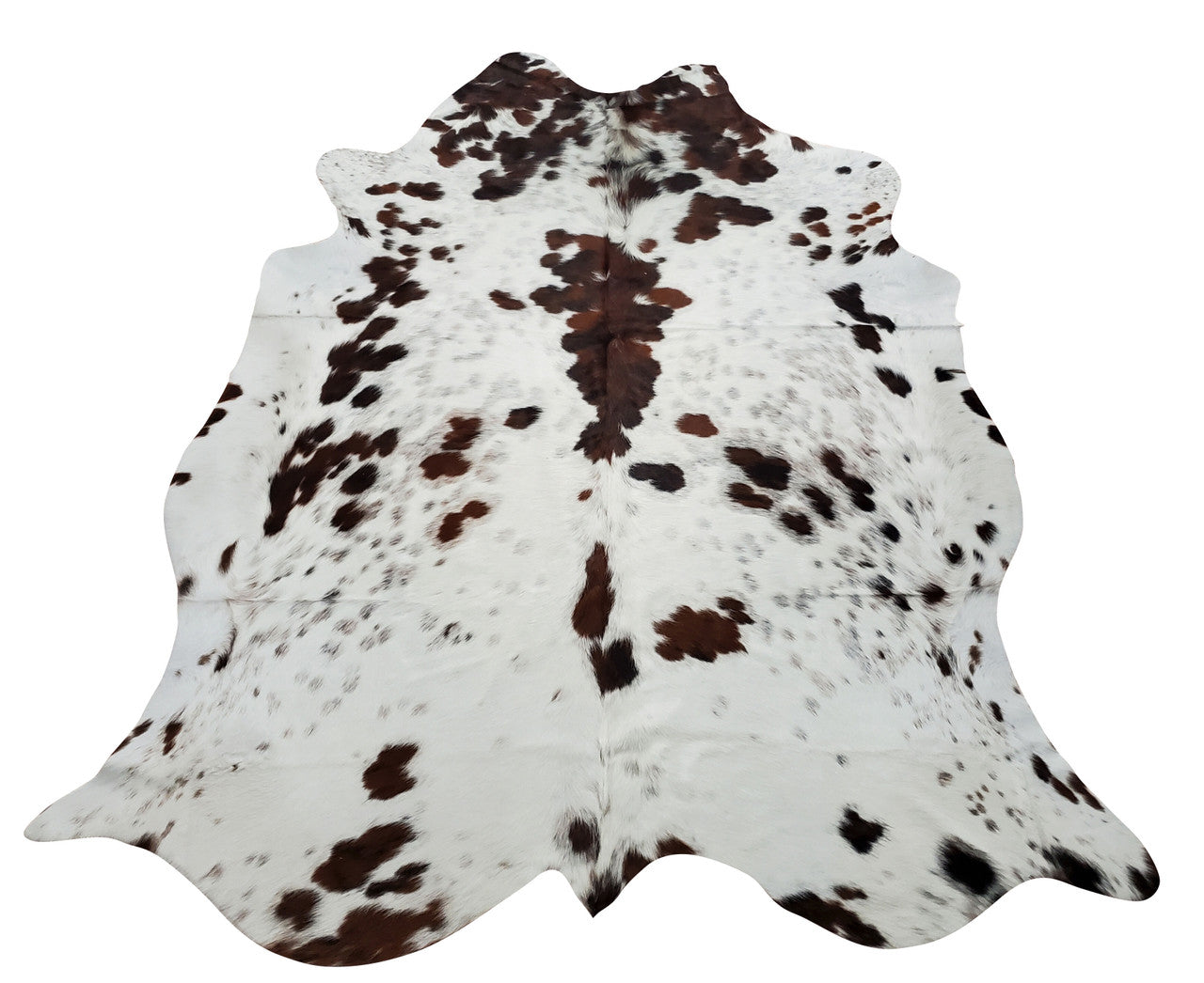 A new and stylish accent speckled cowhide rug is a great addition to any country style home, these are natural and genuine.