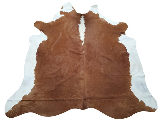 Brown Hereford cowhide rugs give home a cozy, comfortable touch and relaxed feeling, these are hundred percent natural and real.