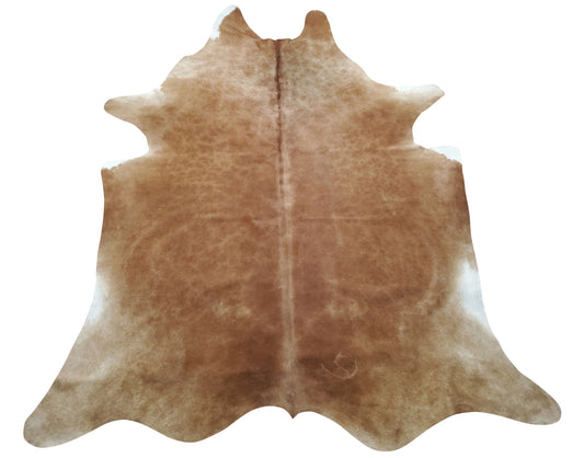 This beautiful beige brown cowhide rug adds a perfect accent to any space, it brings out the cozy touch. 