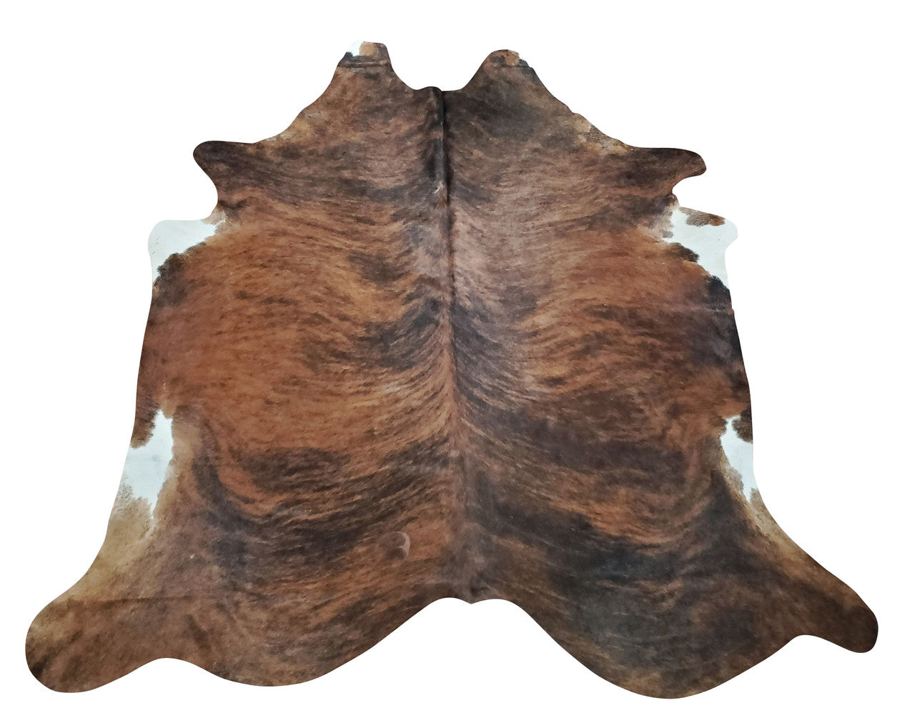 Welcome winter with a unique and exotic natural brown brindle cowhide rug! Perfect for home styling, it's luxuriously soft and smooth to walk on. Free shipping in Canada.
