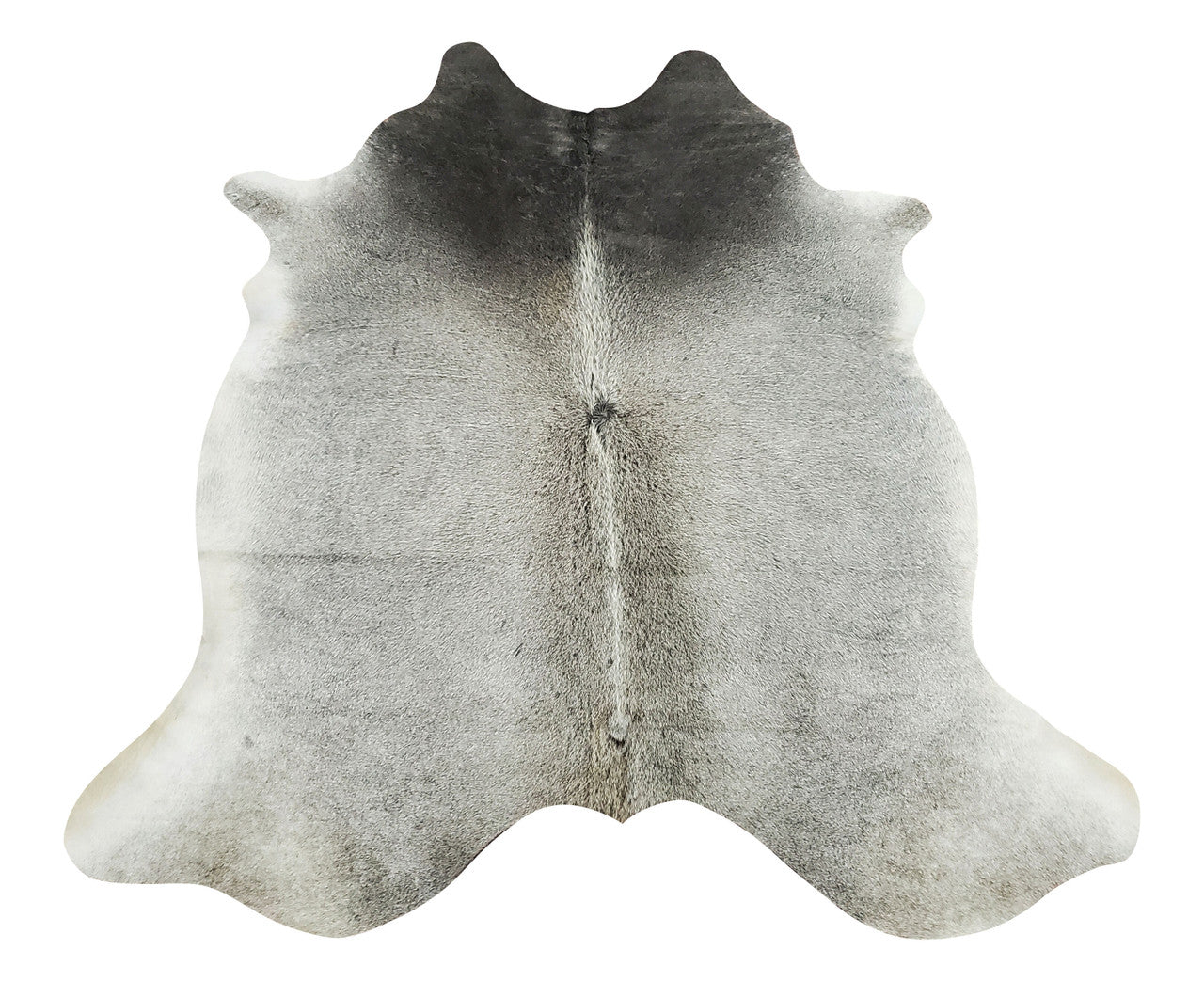 Exotic Grey Real Cowhide Rug 6.5 X 6ft