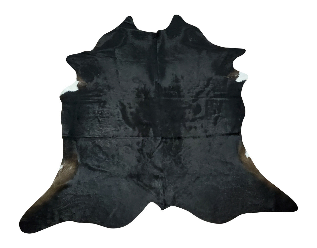 This natural black cowhide rug in small size will be a perfect master piece for your mancave or beach inspired living room.
