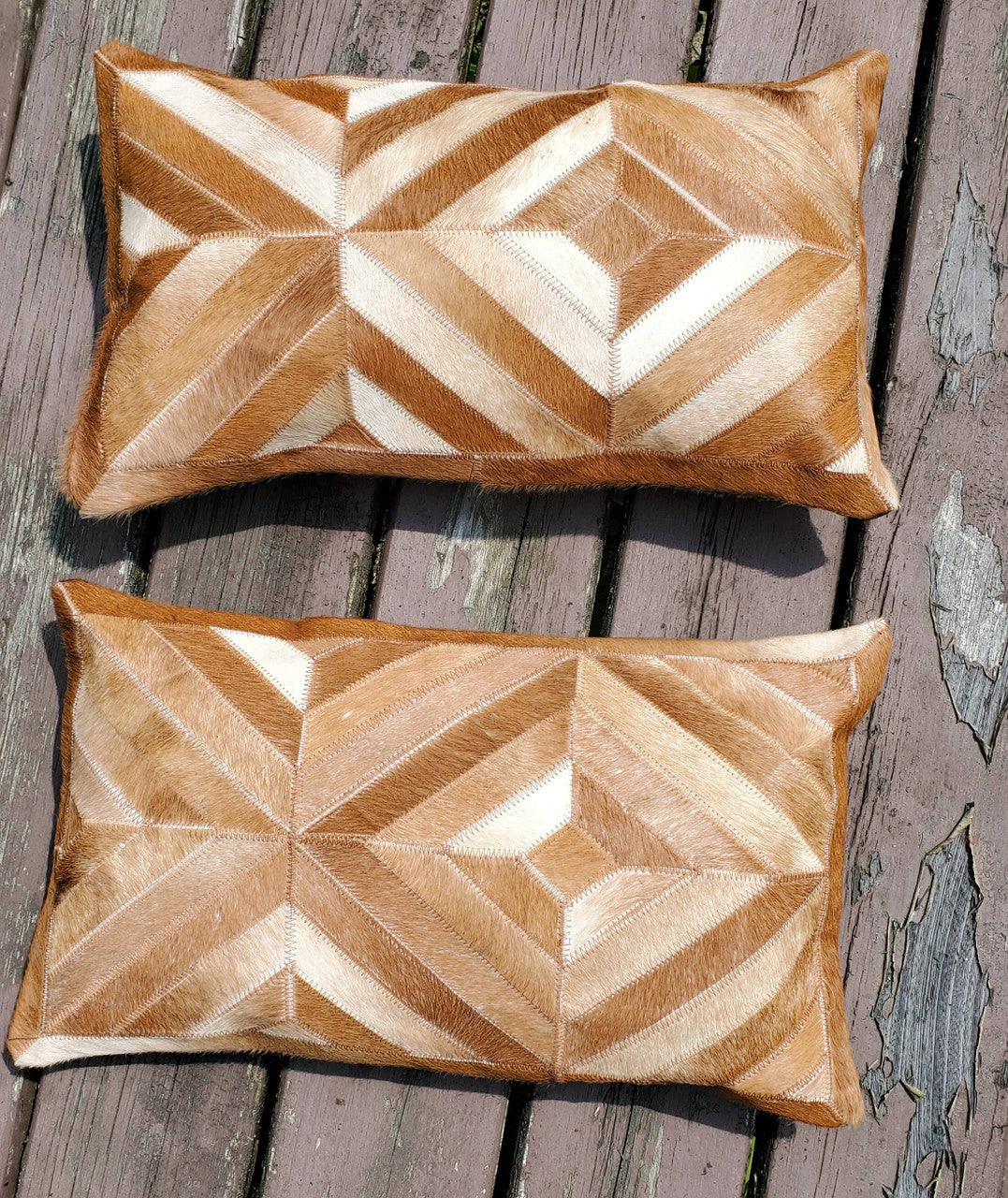 This is really nice cowhide pillow cover great quality. brown and white colors are exactly what your interior is looking for