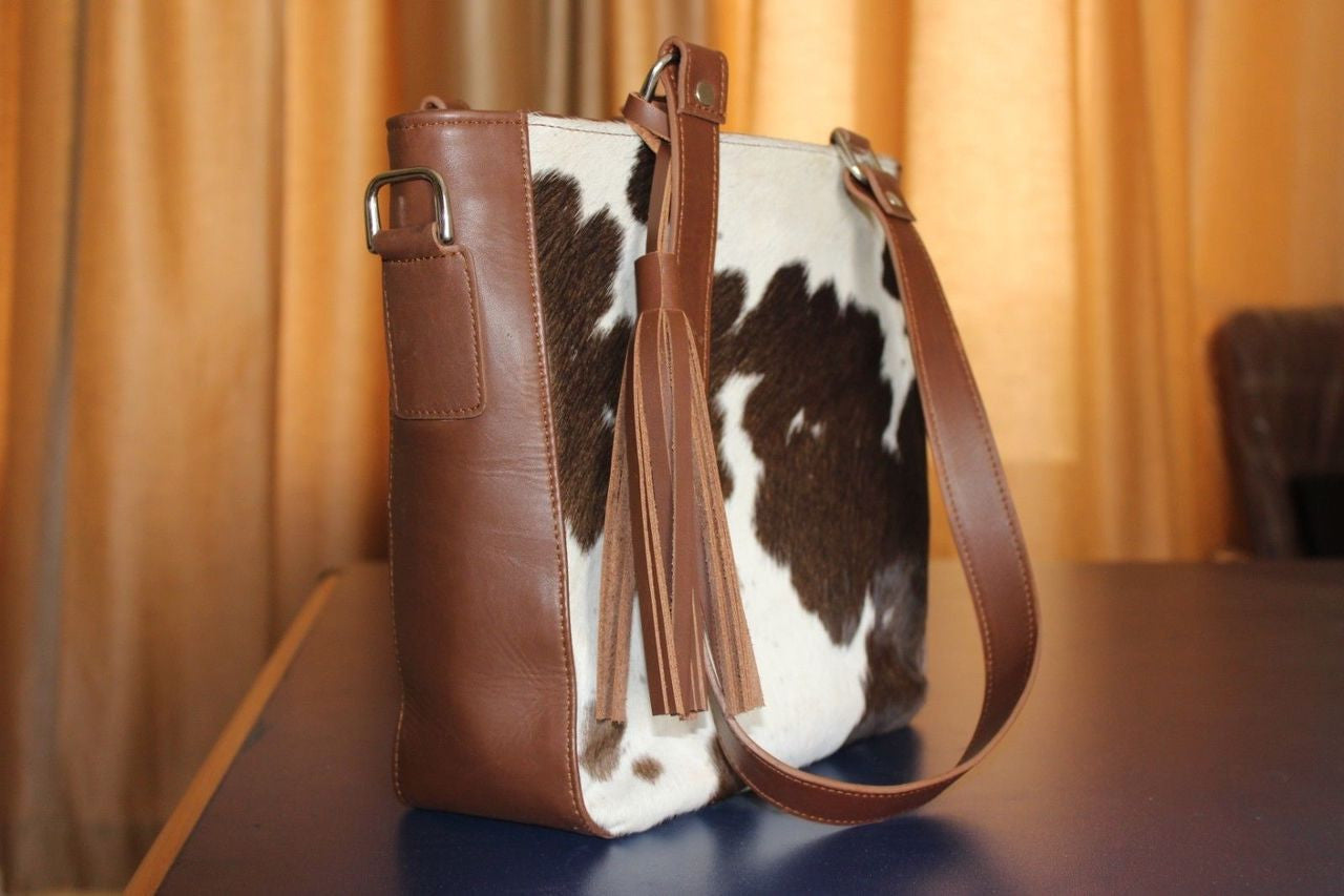 beautiful hair on cowhide messenger bags black and white cow hide tote bag