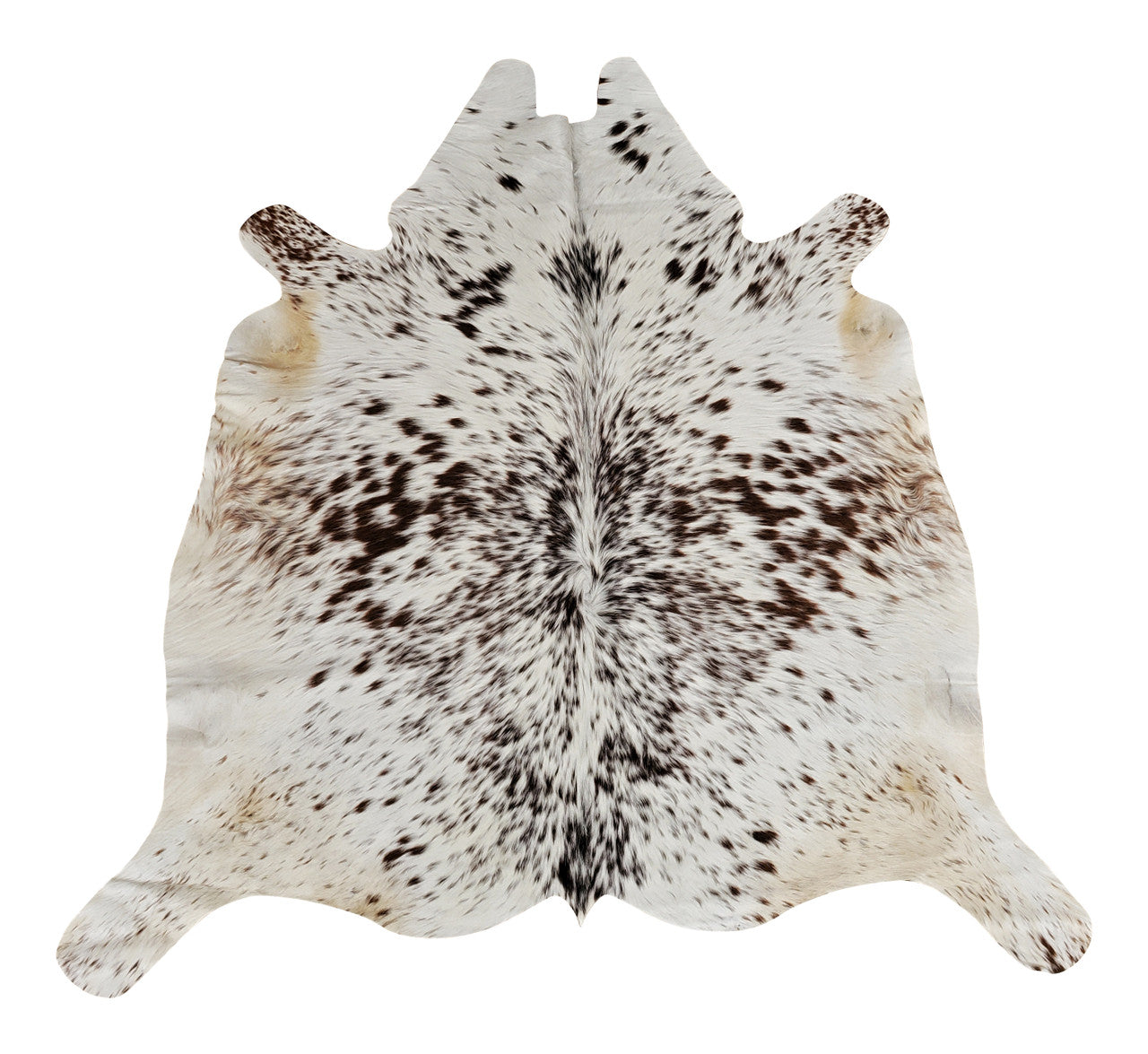 This cowhide rug is wonderful for any room of your house such as your dorm or bedroom, and it's a lovely idea for a birthday, Halloween, or Christmas gift. Place the rug on a soft, dark surface that your children or pets can enjoy while on it, these rugs are both hypoallergenic and bring forth the warmth.