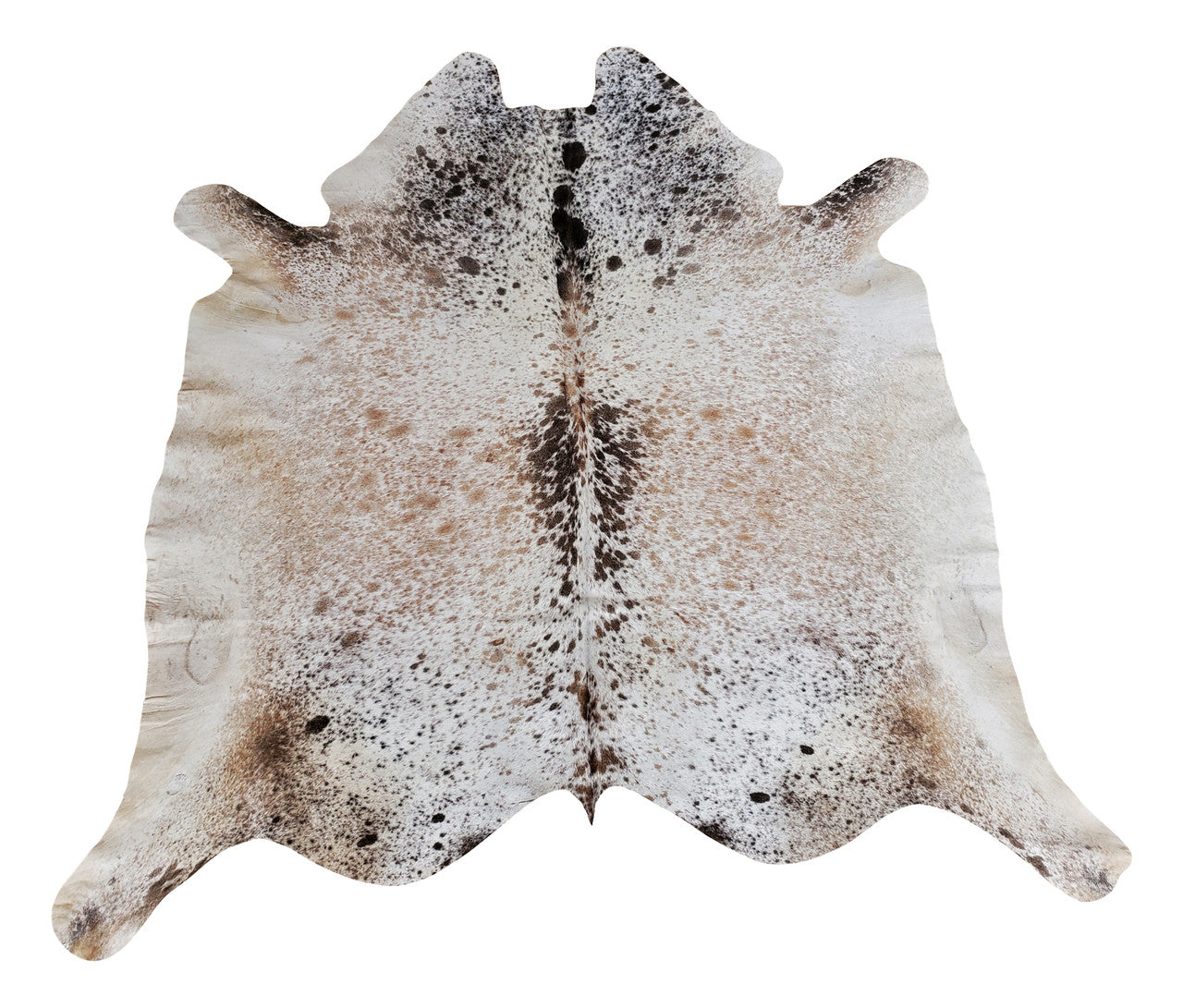 This beautiful cowhide rug is the right size for any space, the stunning grey rustic will enhance the touch of any room and perfect to layer or overlap with other natural rugs
