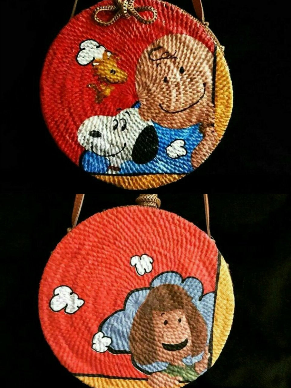 round rattan bag outfit