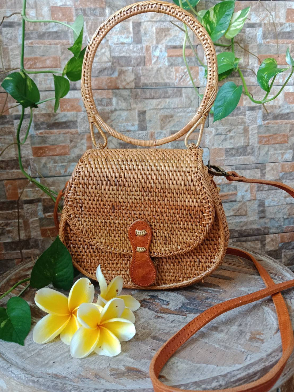 Rattan bag from Bali Indonesia