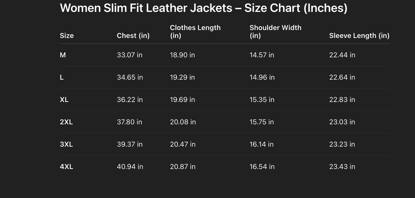 Women Slim Fit Genuine Leather Moto Jacket