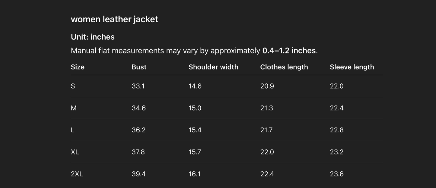 Slim fit genuine leather jacket for women