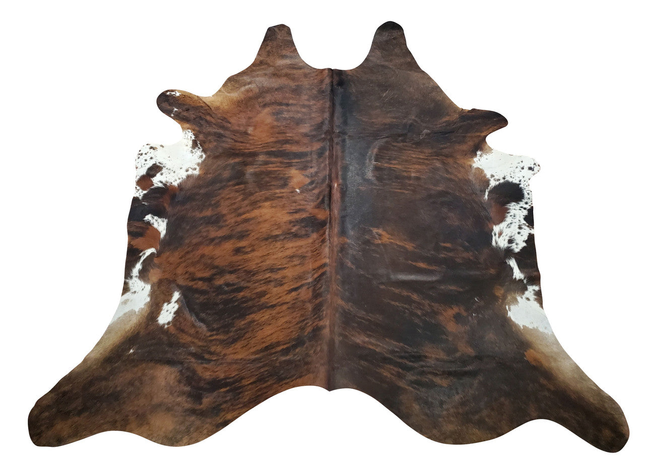 If you have rustic style cottage, this darker brown cow rug will chic other elements of your living room interior.