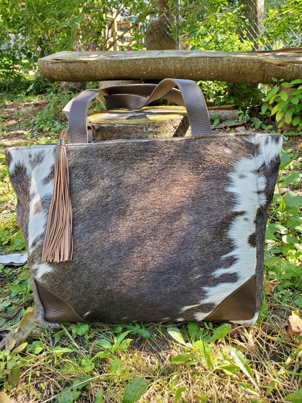 Real black cowhide bag leather cowhide baby bag cowhide bag australia