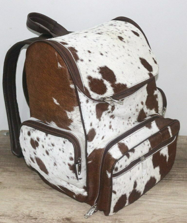 These cowhide backpacks are amazing for causal wear or add these cowhide bags Canada to your western wear.