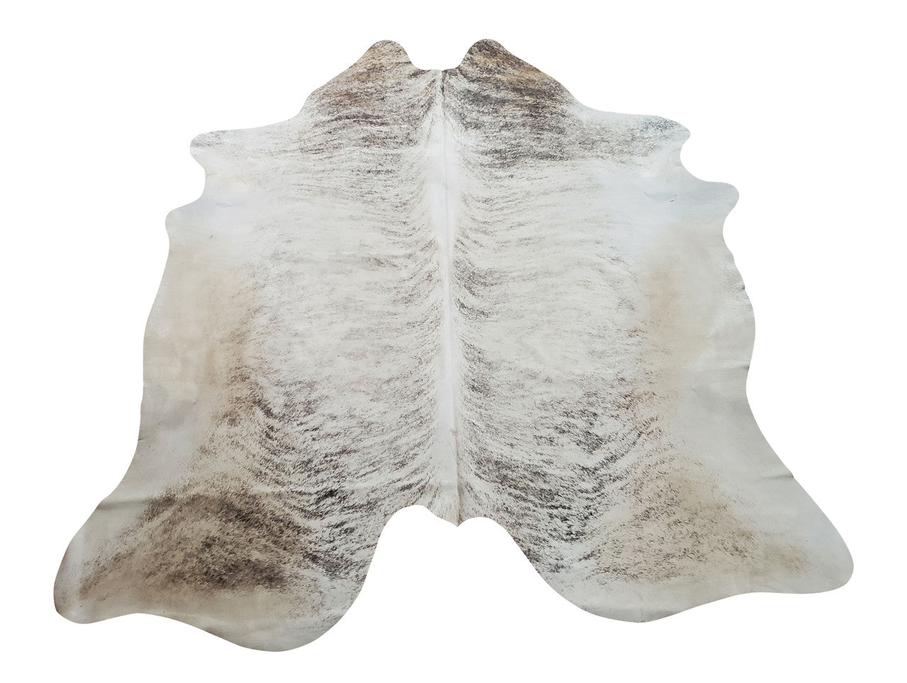 The colors of this cowhide rugs are vibrant, the gray brindle shows up dominantly on the real animal rug with free shipping all over Canada.