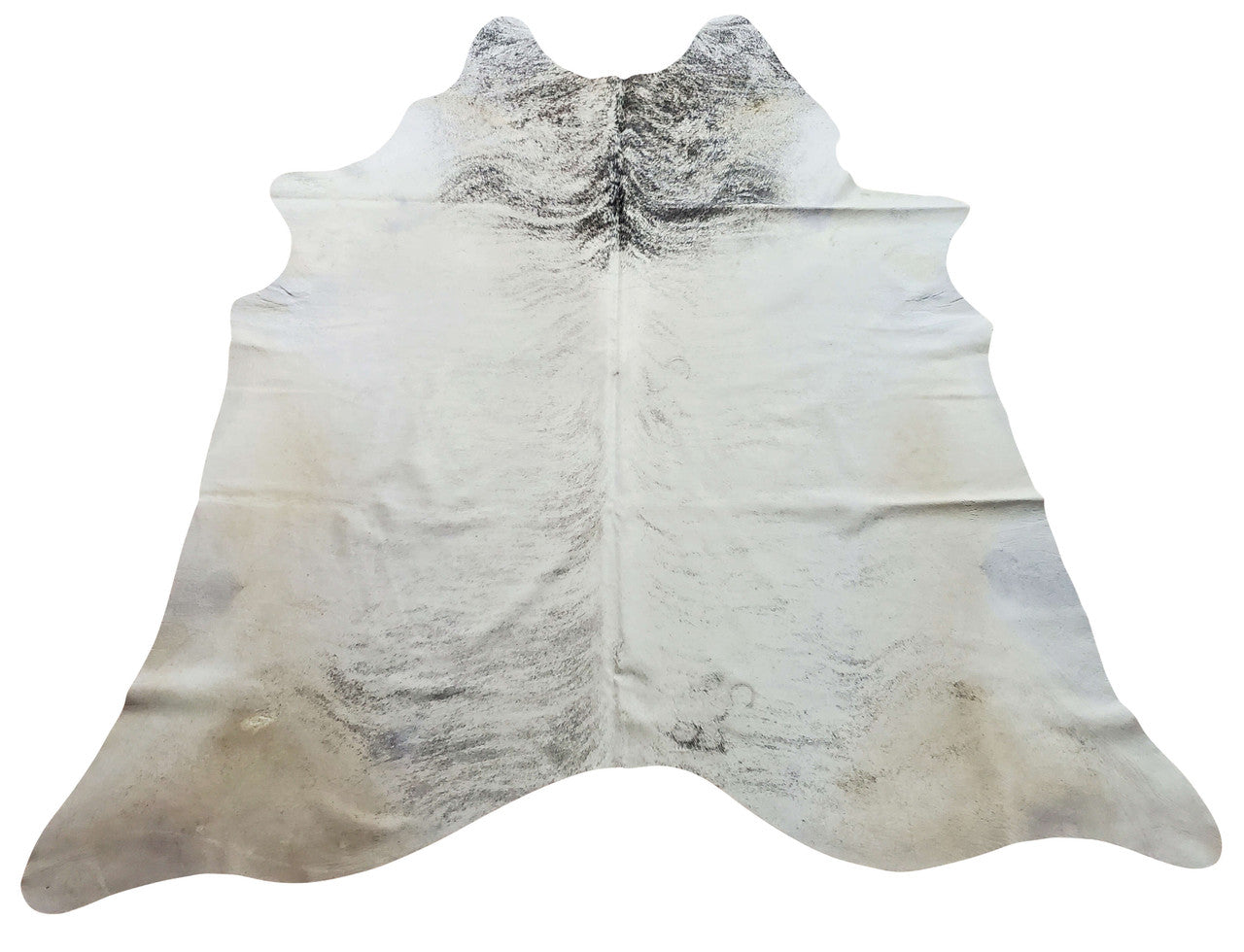 Calming colors and soft texture, this brindle cowhide rug takes a tiny space and gives it a touch of coziness and end up with a perfect living room. Classic combination grey white with natural brindle pattern brings a good feel to your space