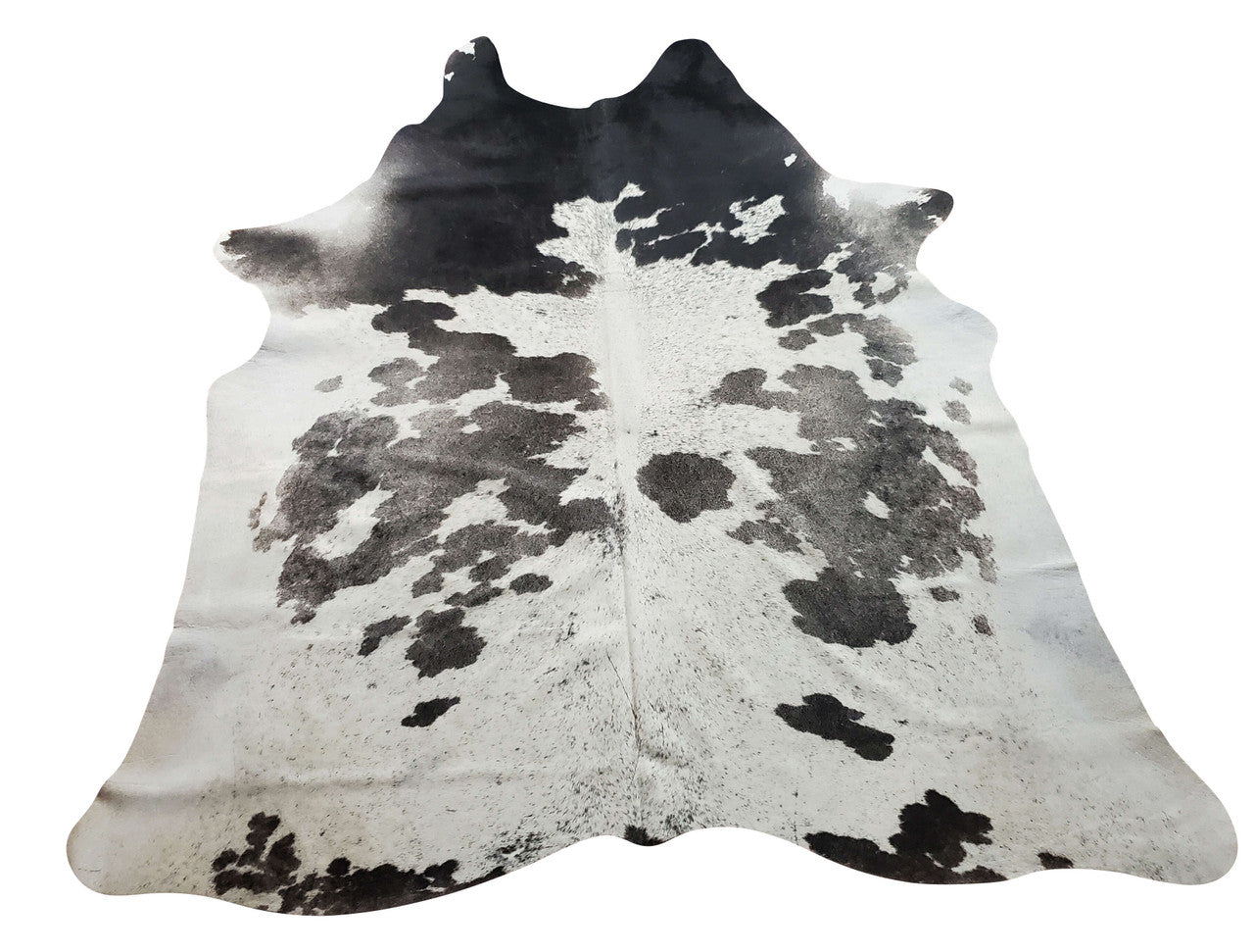 This cowhide rug is not only for aesthetic looks but help with the echoey acoustics of that part of the apartment plus its natural, genuine and free shipping.