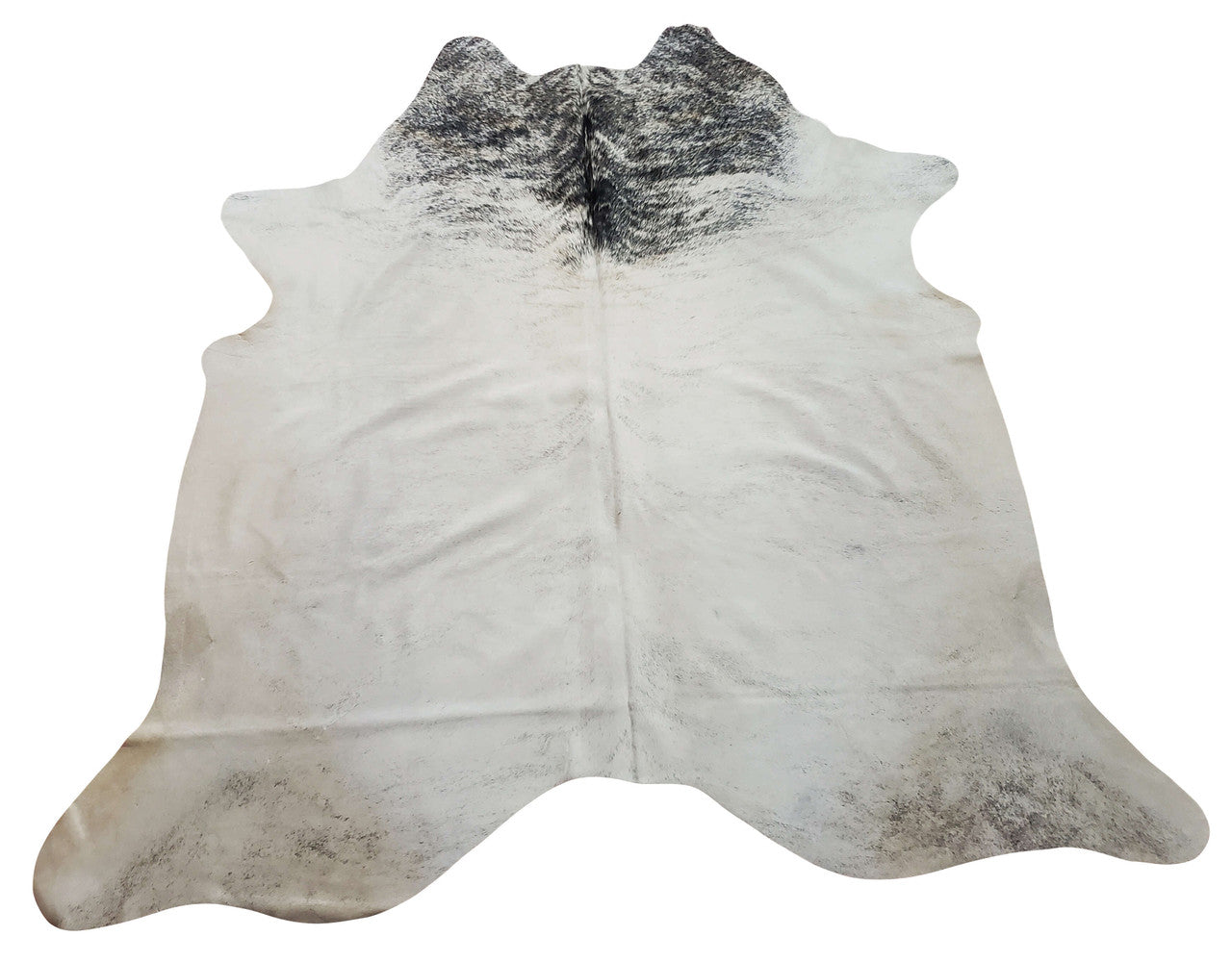 This light gray cowhide rug is ideal for someone with a sophisticated style, as it is very soft and it looks great on hardwood floors.