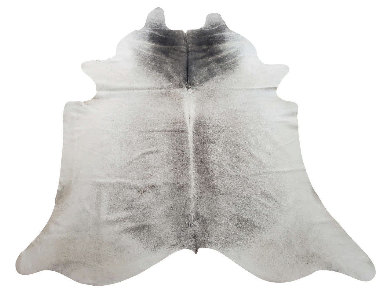 Keep it straightforward with this light grey cowhide rug, which is easy and refined in design. The Brazilian cowhide rugs are excellent complements for Bohemian, country, or rustic decors.