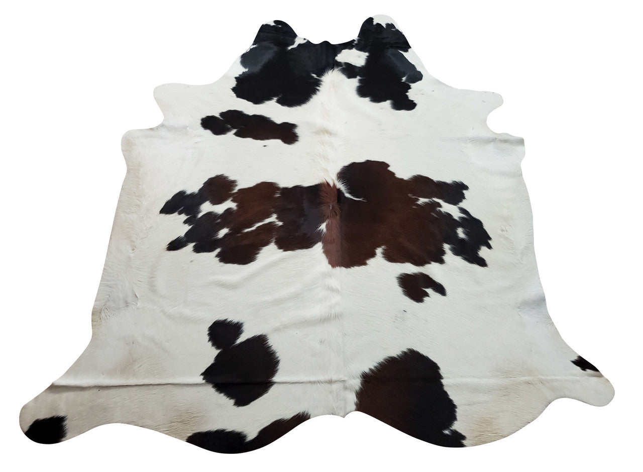 It's a smart course of action to add a large speckled cowhide rug to your house during cold weather months.