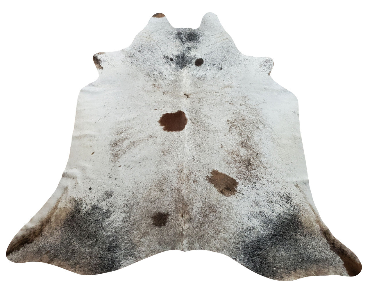Searching for cowhide rugs online? this stunning salt and pepper Canada will stun your living room.
