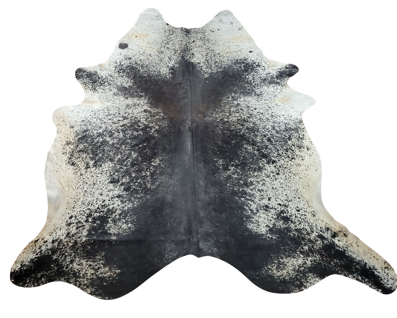 Nice soft tanned speckled cowhide, very good colors, larger and fits fine in the room, nice front of the fire place or hallway and free shipping Canada