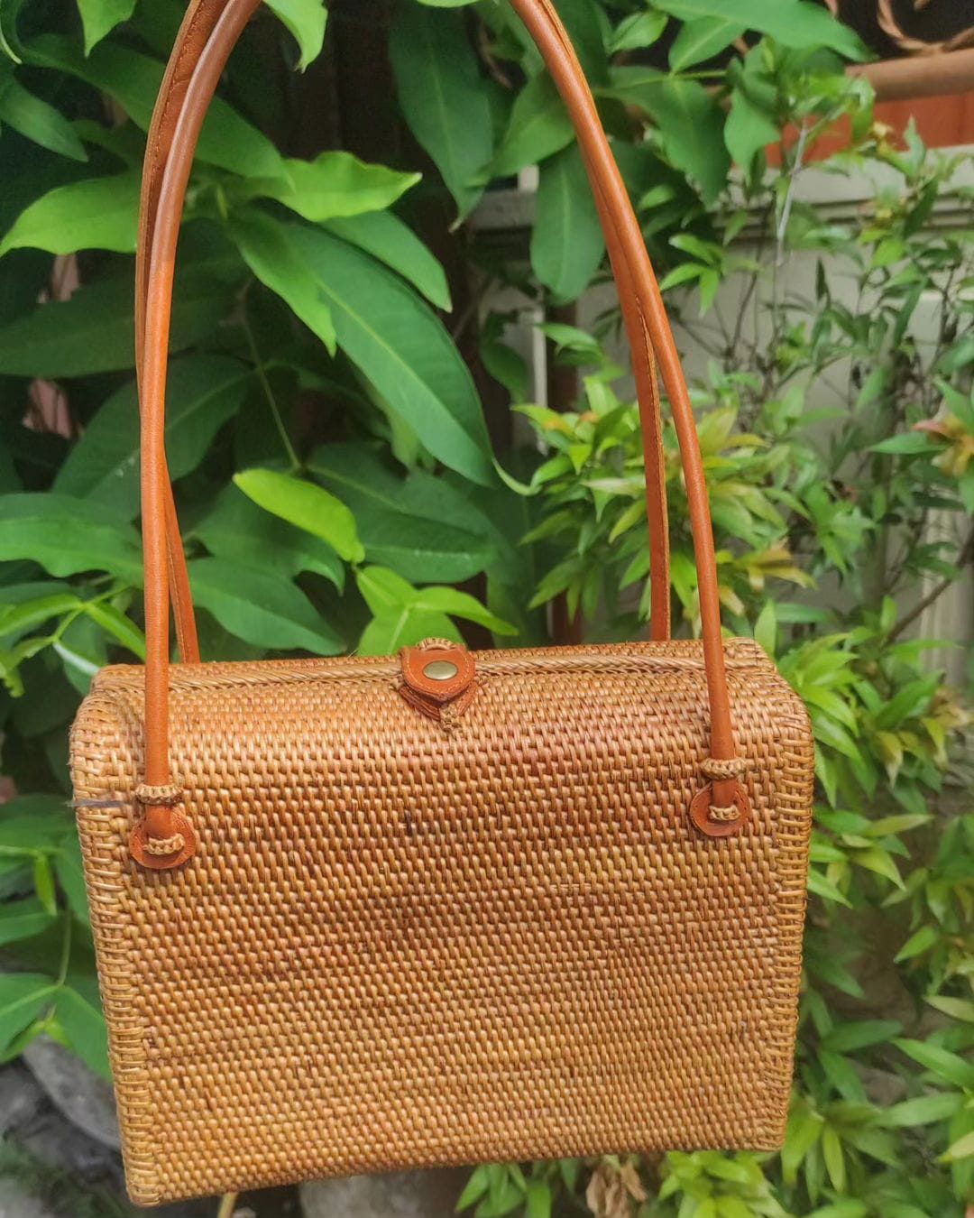 Classic Rattan Beach Bag