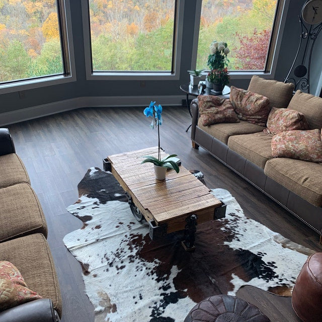 Transform your space into a luxurious retreat with authentic cowhide rugs. Our soft and smooth cowhides carpets bring a natural, stylish touch to any room.