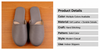 Mule Slippers for Women with Closed Toe Leather Upper