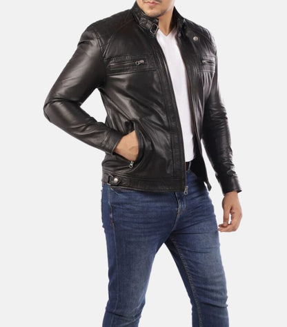 biker leather jackets for men